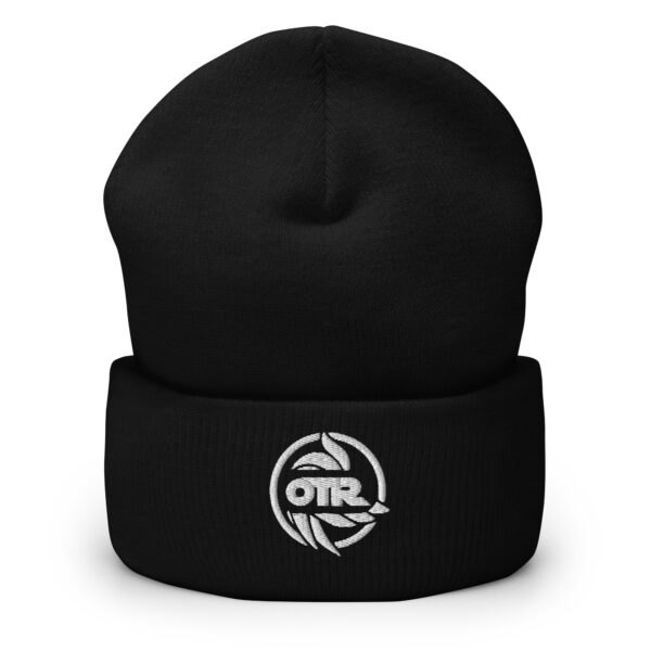 OTR Black Cuffed Beanie