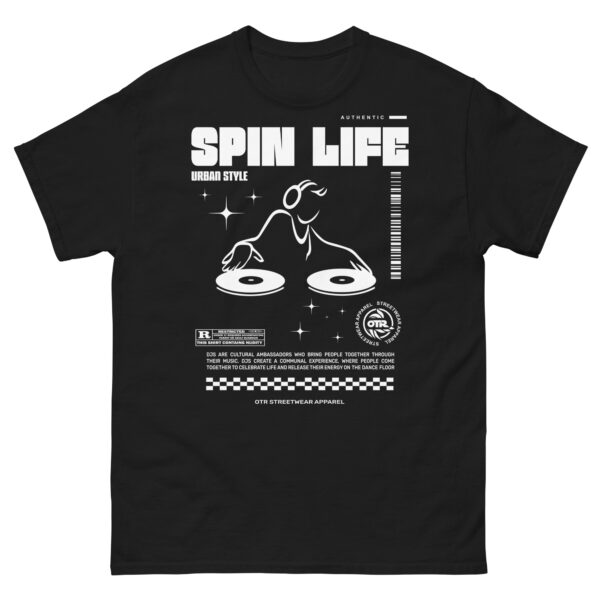 Spin Life Black T-Shirt